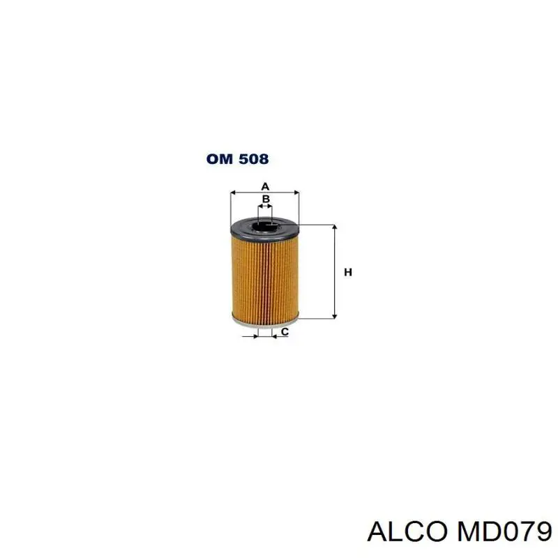 MD079 Alco фільтр масляний
