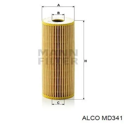 Фільтр масляний Alco MD341