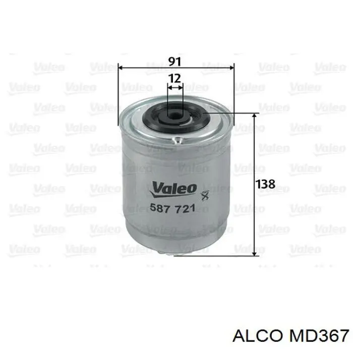 MD367 Alco фільтр паливний