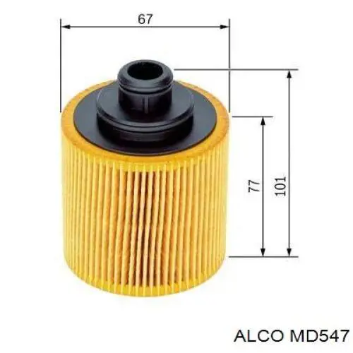 MD547 Alco фільтр масляний