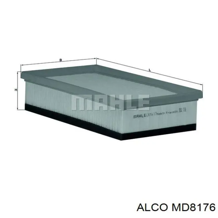 MD8176 Alco фільтр повітряний