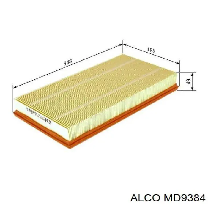 MD9384 Alco фільтр повітряний