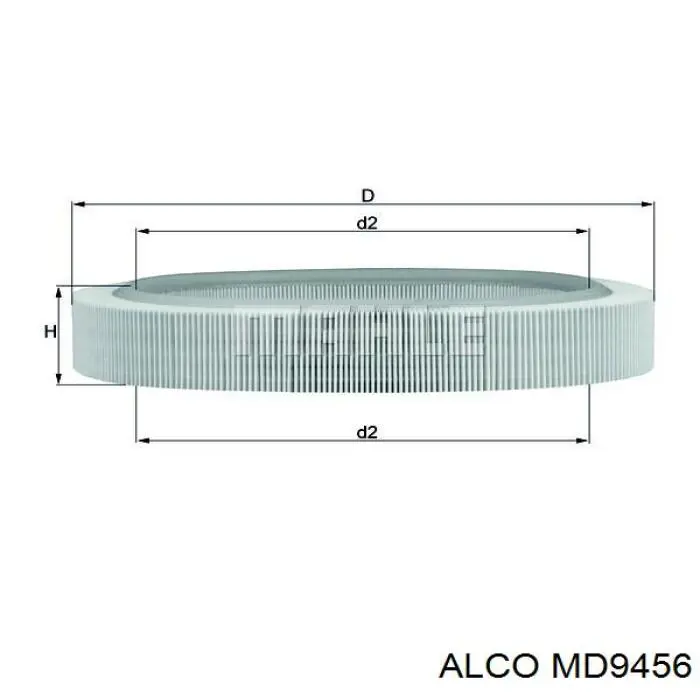 MD9456 Alco фільтр повітряний
