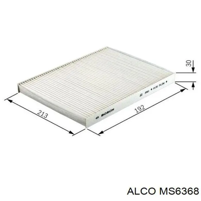 MS6368 Alco фільтр салону