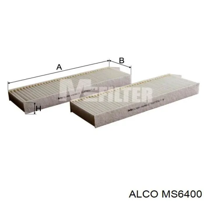 Купити MS6400 Alco Фільтр салону вугільний