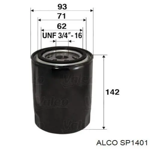 SP1401 Alco фільтр паливний