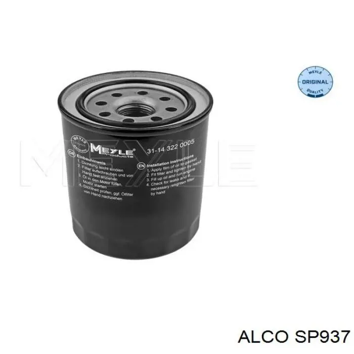 Масляний фільтр двигуна Alco SP937 ціна, від 4.54 USD