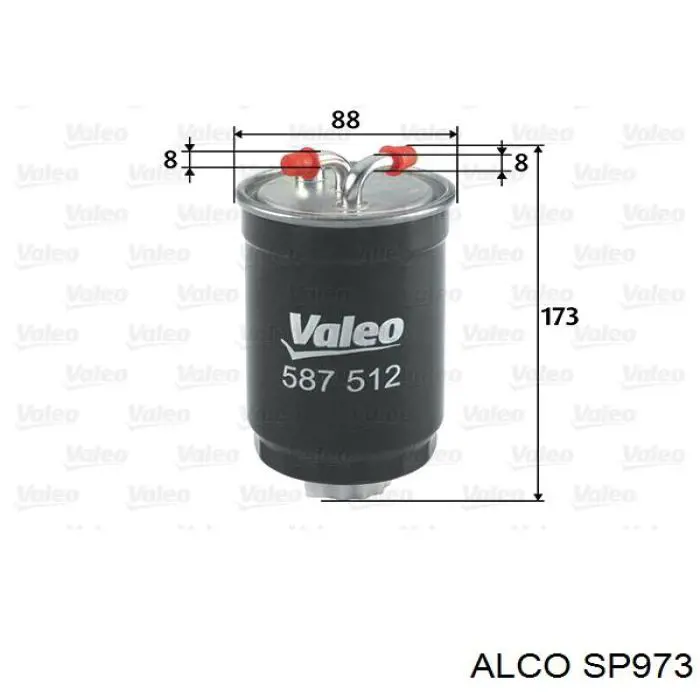 SP973 Alco фільтр паливний