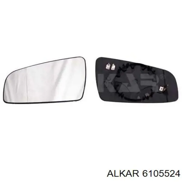 Ліве бокове дзеркало 6105524 Alkar