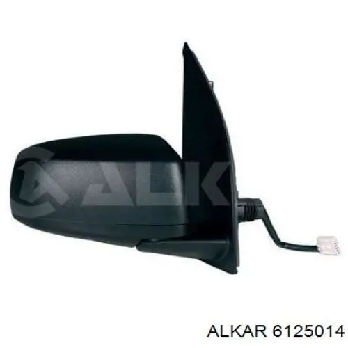 6125014 Alkar Дзеркало заднього виду, ліве