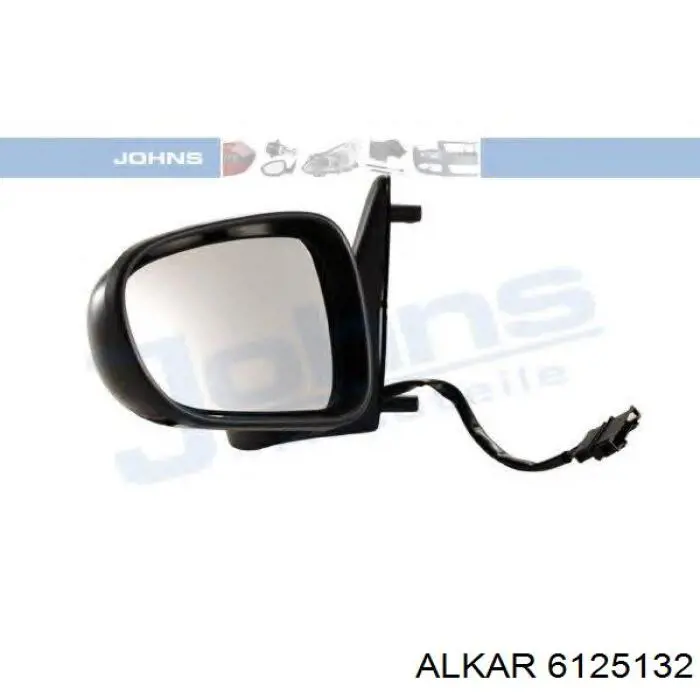 Ліве бічне дзеркало Alkar 6125132 ціна, від 46.43 USD