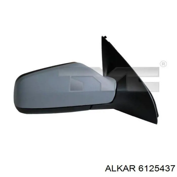 Ліве бокове дзеркало 6125437 Alkar