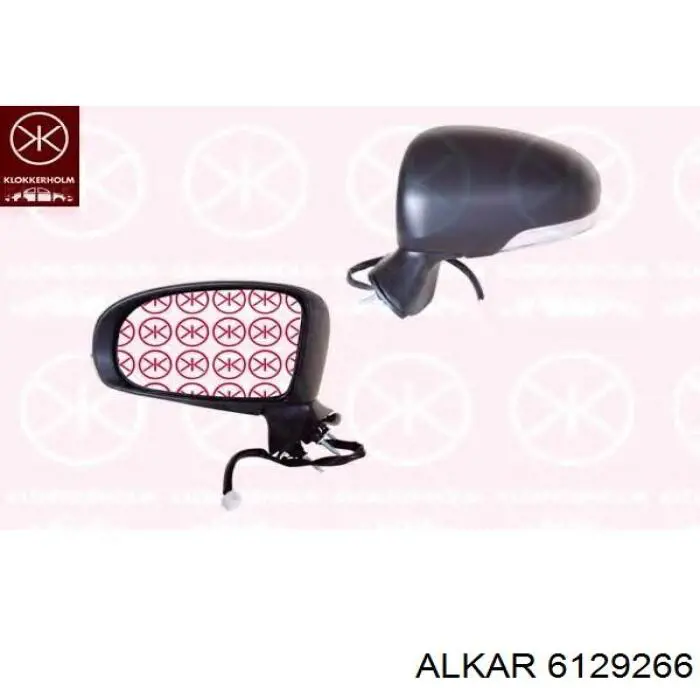 Дзеркало ліве Alkar 6129266