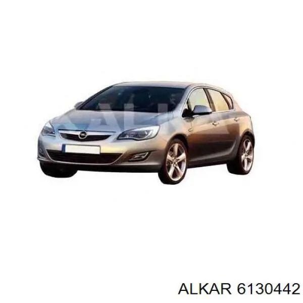 Праве бічне дзеркало Alkar 6130442 ціна, від 77.21 USD