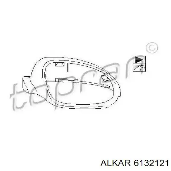 Купити 6132121 Alkar Дзеркало праве