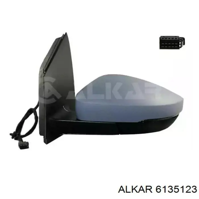 Купити 6135123 Alkar Бічне дзеркало заднього виду ліве