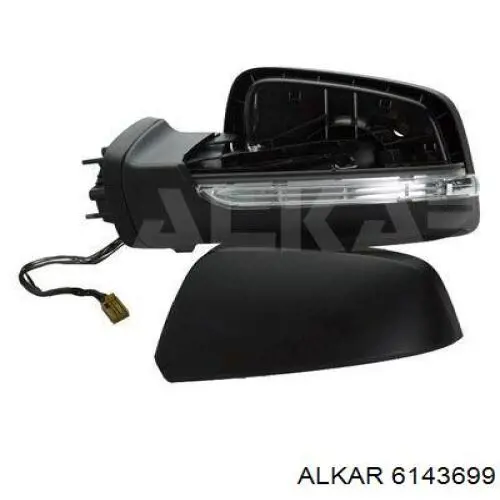 A1698101376 Mercedes Дзеркало заднього виду, ліве