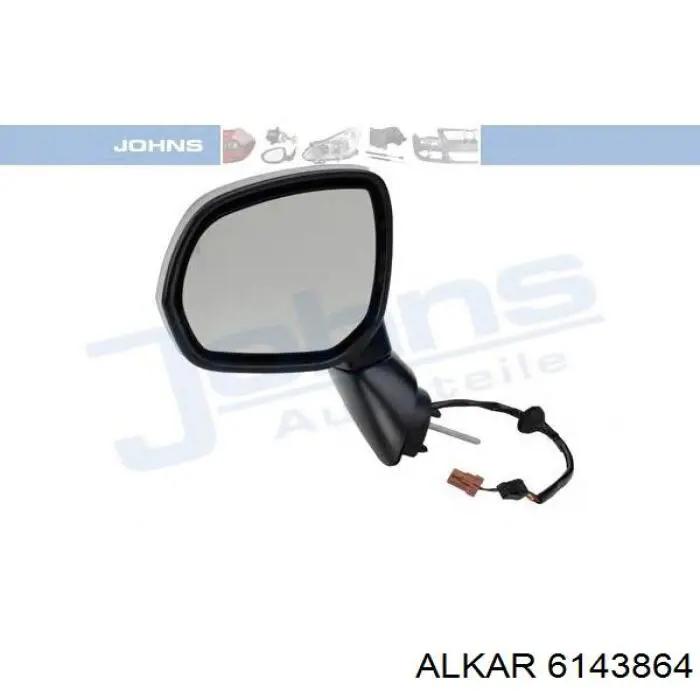 6143864 Alkar Дзеркало заднього виду, ліве