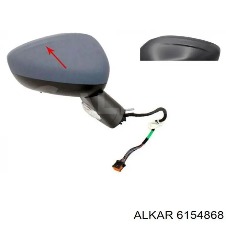 1635517180 Peugeot/Citroen Праве дзеркало заднього виду