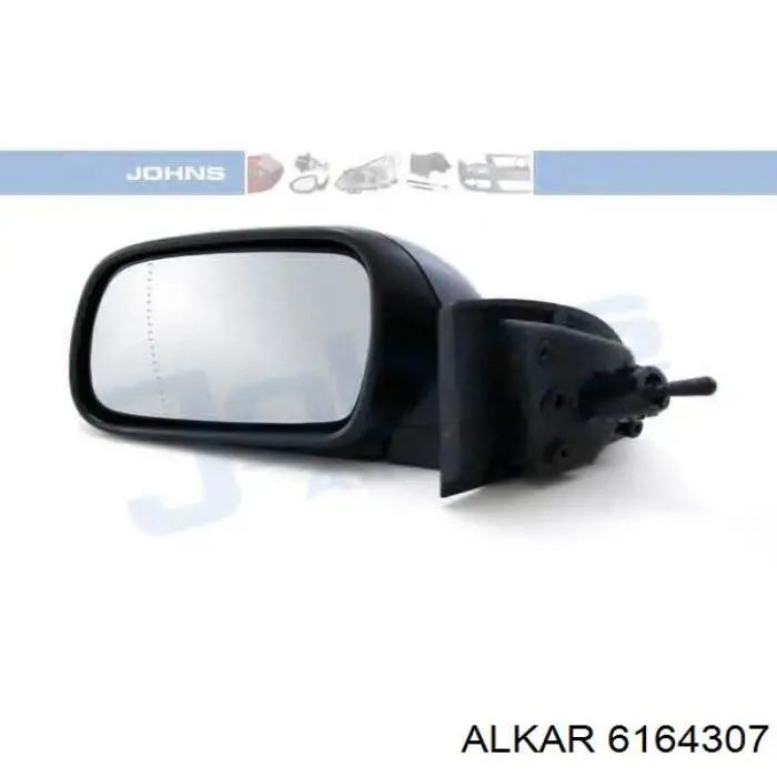 Ліве бічне дзеркало Alkar 6164307 ціна, від 28.39 USD