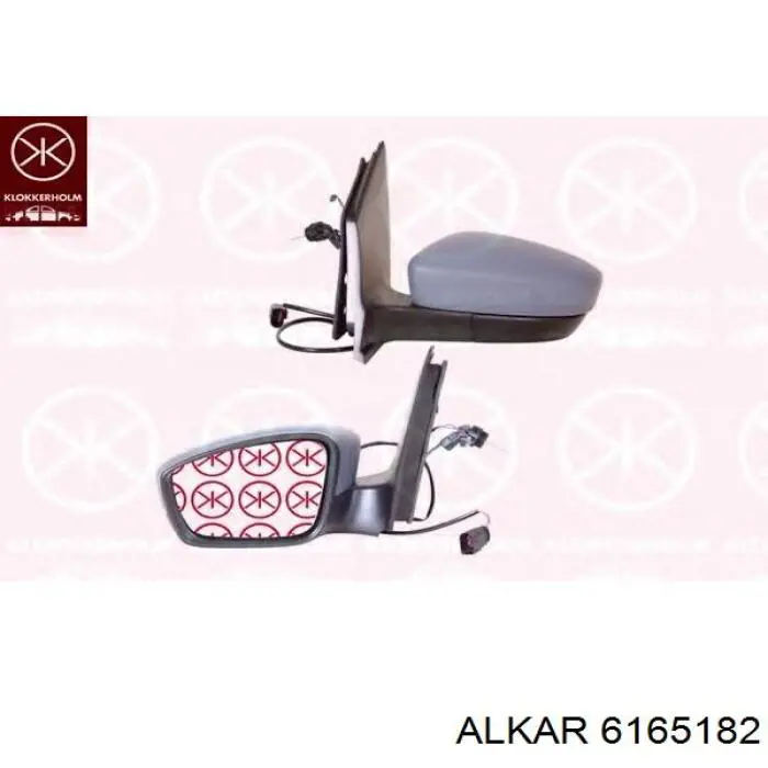 6165182 Alkar Праве дзеркало заднього виду
