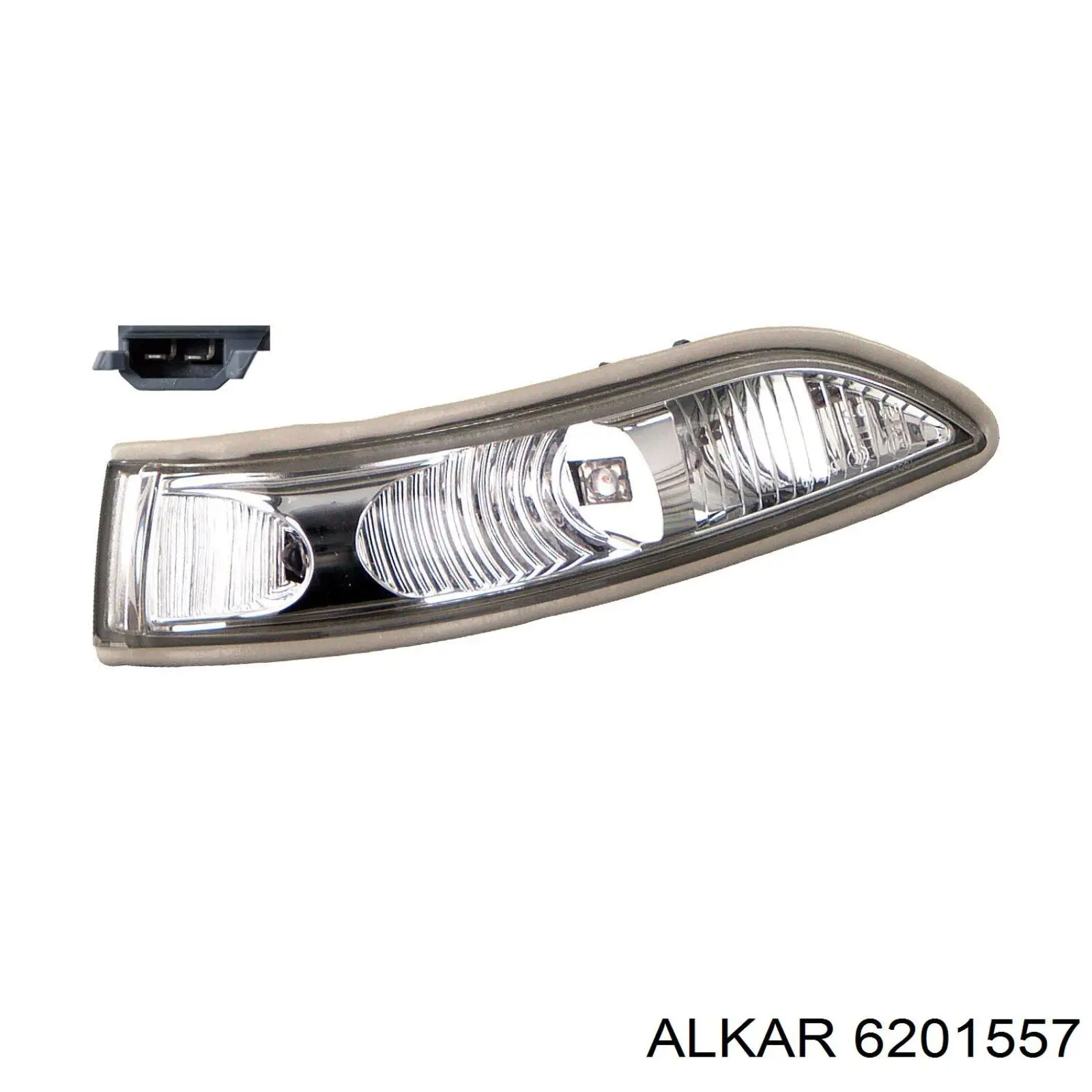 6201557 Alkar Покажчик повороту дзеркала, лівий