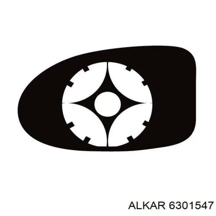 Накладка лівого бокового дзеркала Alkar 6301547 ціна, від 7.06 USD