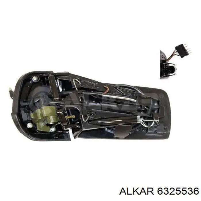 Корпус левого зеркала MERCEDES A2028100516