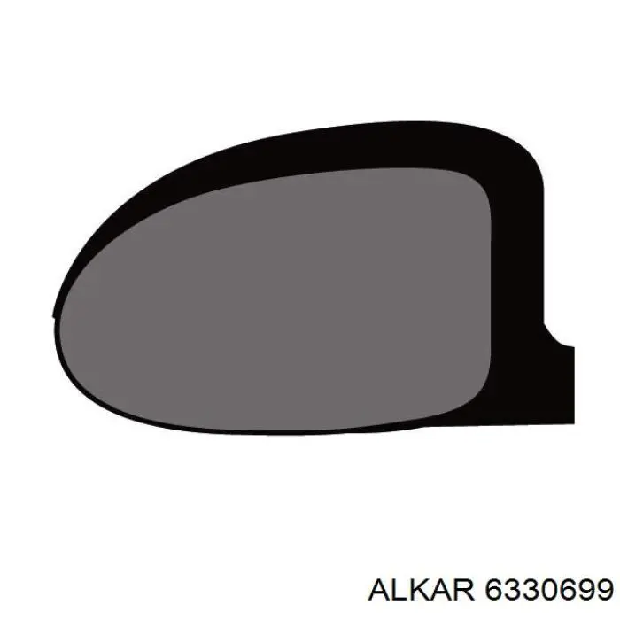 Праве бічне дзеркало Alkar 6330699 ціна, від 557.32 USD