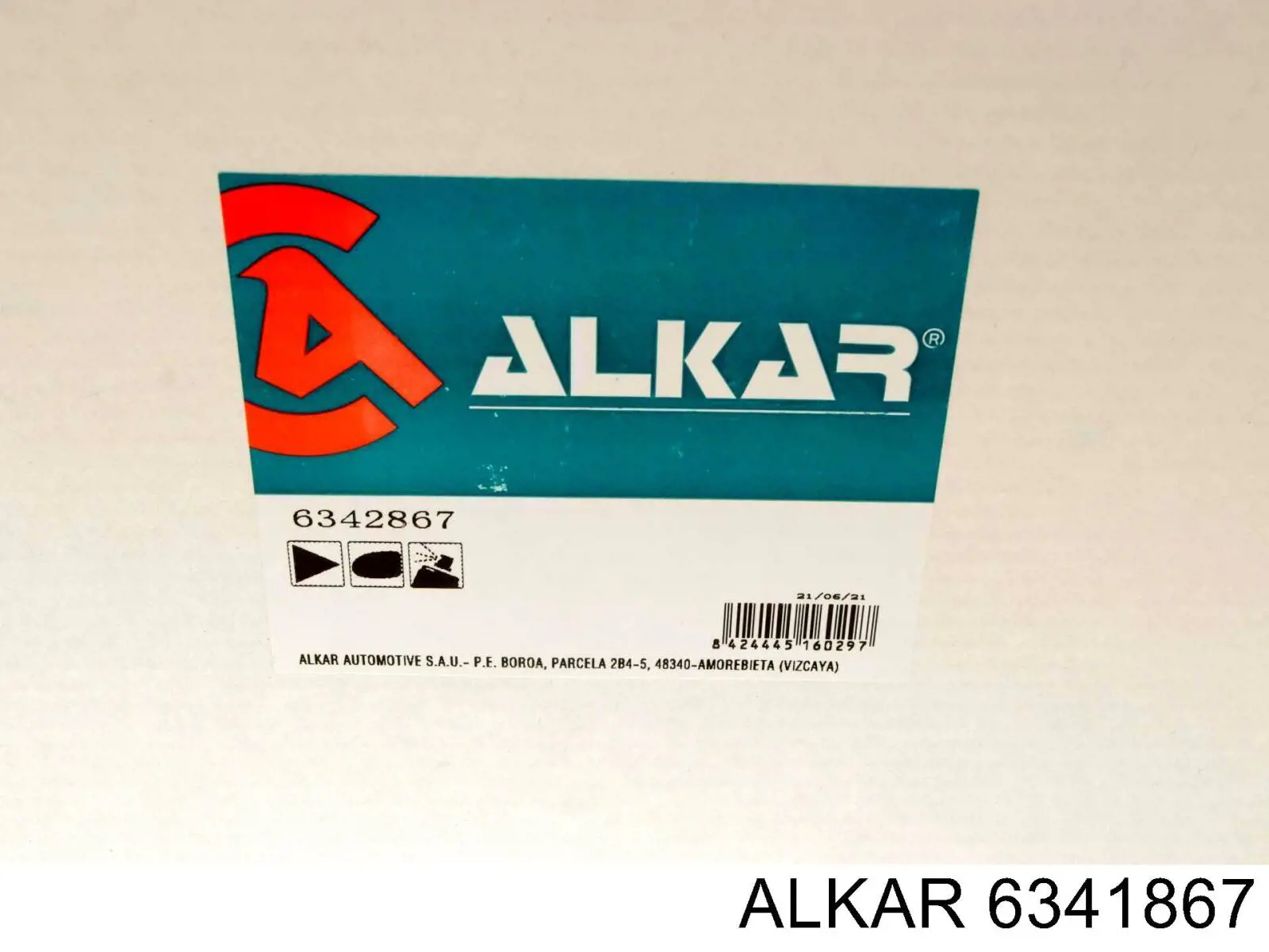 Накладка лівого бокового дзеркала Alkar 6341867 ціна, від 12.14 USD