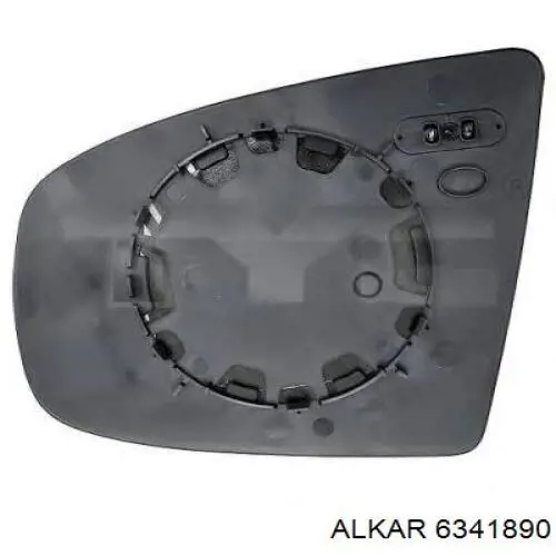 Купити 6341890 Alkar Накладка/кришка дзеркала заднього виду, ліва