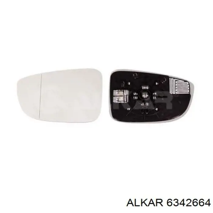 Купити 6342664 Alkar Накладка/кришка дзеркала заднього виду, права