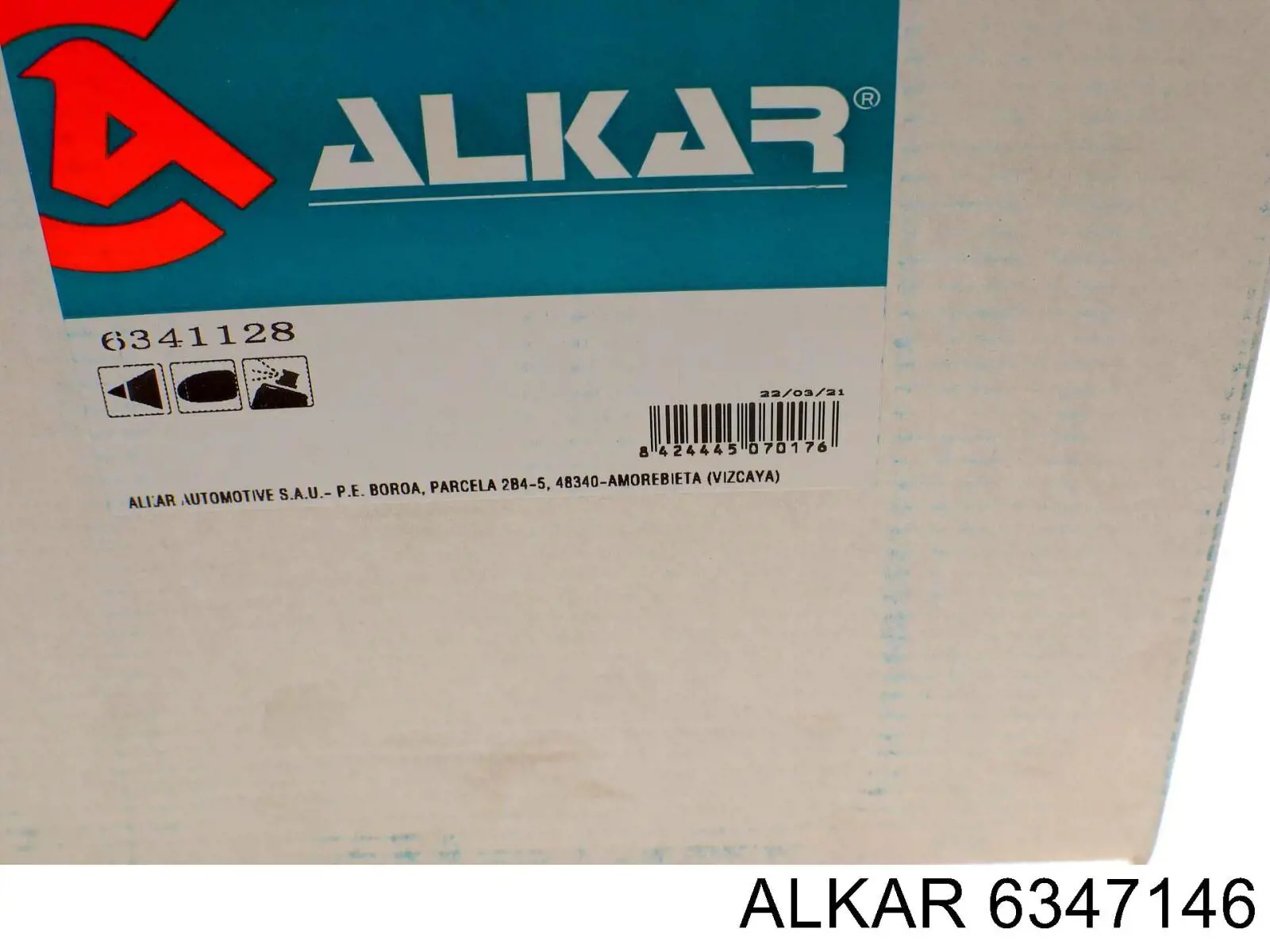 Купити 6347146 Alkar Накладка/кришка дзеркала заднього виду, ліва