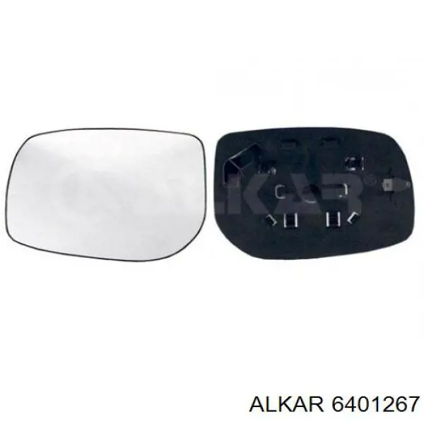 6401267 Alkar дзеркальний елемент дзеркала заднього виду, лівого
