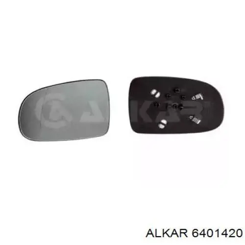 Купити 6401420 Alkar Дзеркальний елемент дзеркала заднього виду, лівого