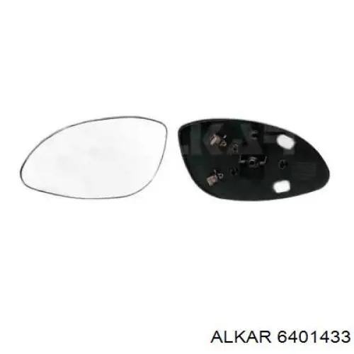 Скло дзеркала заднього виду, лівого Alkar 6401433 ціна, від 6.15 USD
