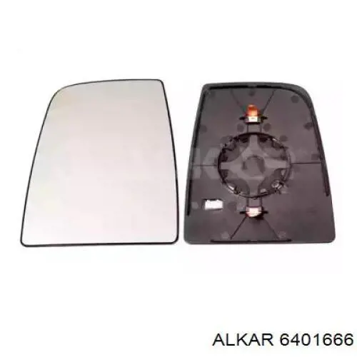 6401666 Alkar дзеркальний елемент дзеркала заднього виду, лівого