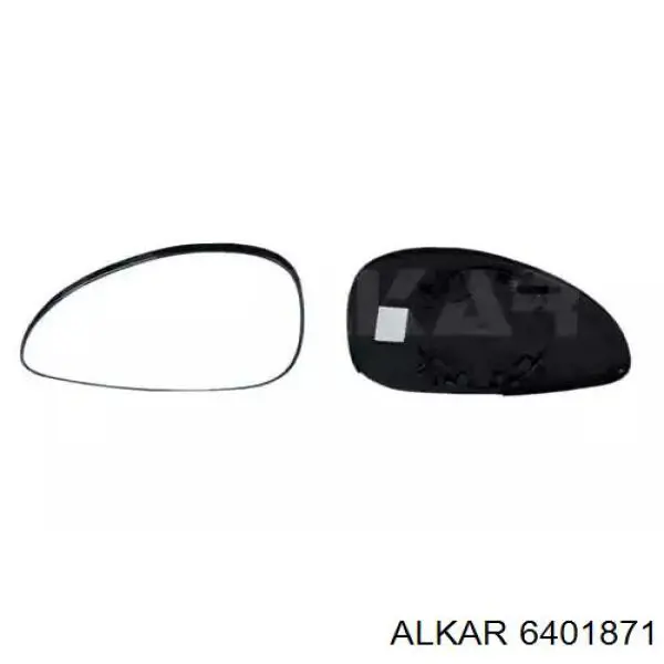 Скло дзеркала заднього виду, лівого Alkar 6401871 ціна, від 5.95 USD