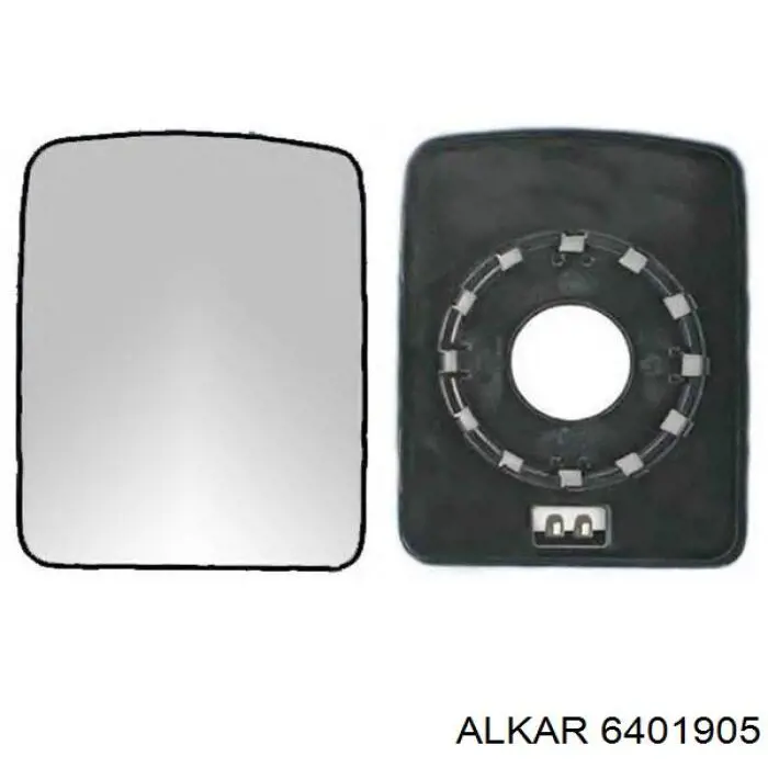 Дзеркальний елемент дзеркала заднього виду, лівого 6401905 Alkar