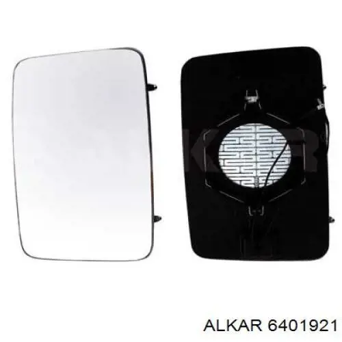 6401921 Alkar дзеркальний елемент дзеркала заднього виду, лівого