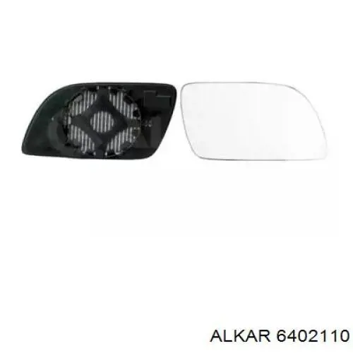 6402110 Alkar дзеркальний елемент дзеркала заднього виду, правого