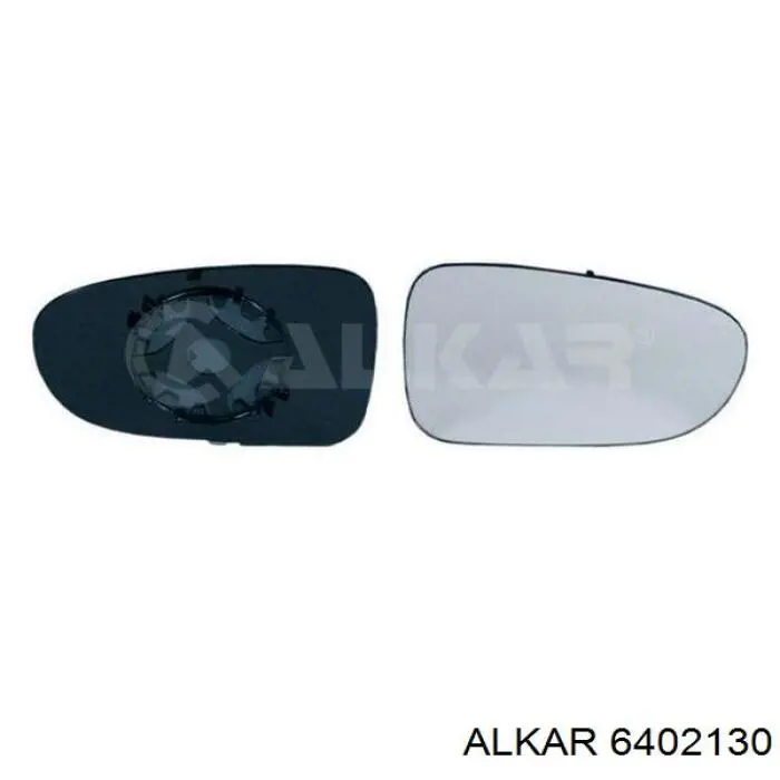 6402130 Alkar дзеркальний елемент дзеркала заднього виду, правого