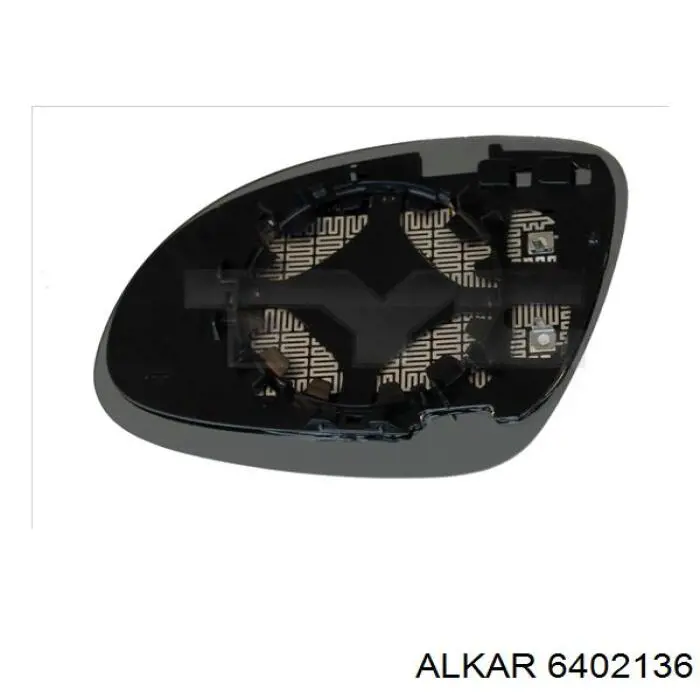Купити 6402136 Alkar Скло дзеркала заднього виду, правого