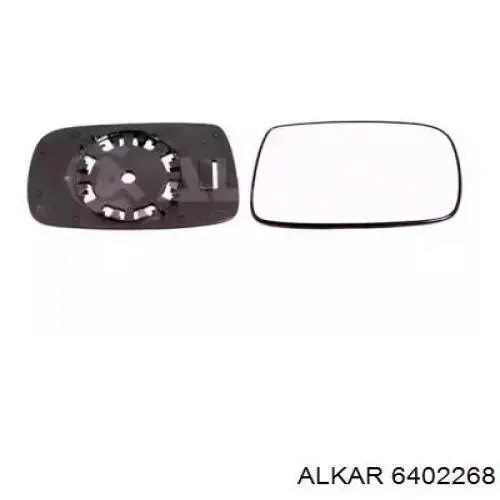 Дзеркальний елемент правого дзеркала заднього виду Alkar 6402268 ціна, від 5.45 USD
