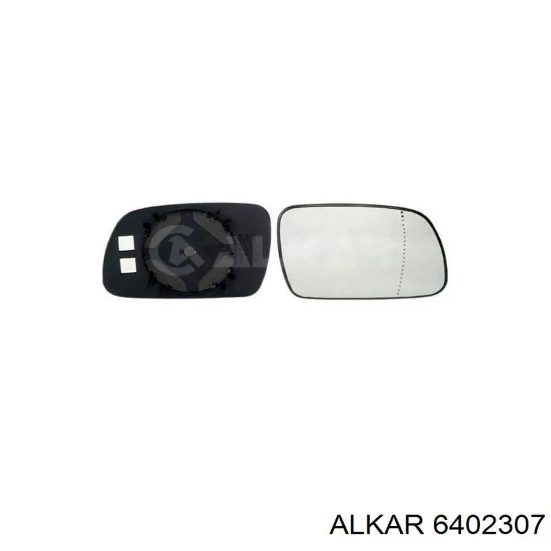 6402307 Alkar дзеркальний елемент дзеркала заднього виду, правого