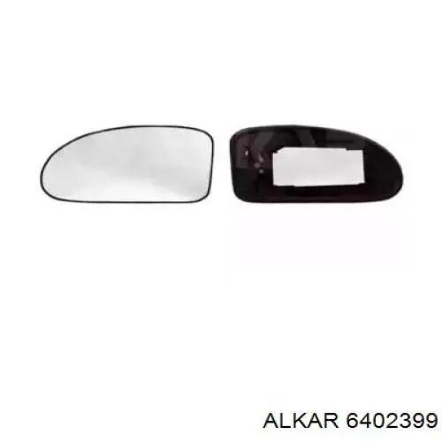 Купити 6402399 Alkar Скло дзеркала заднього виду, правого