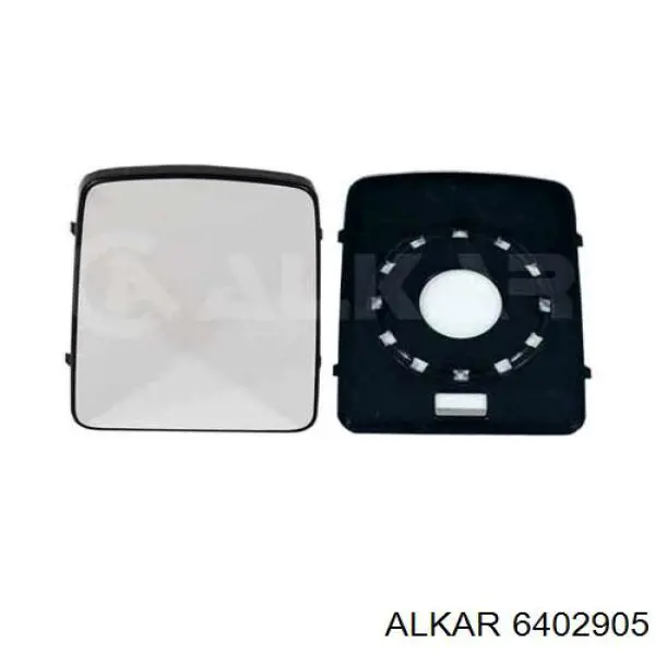 Дзеркальний елемент дзеркала заднього виду, правого Renault (RVI) 7701046190