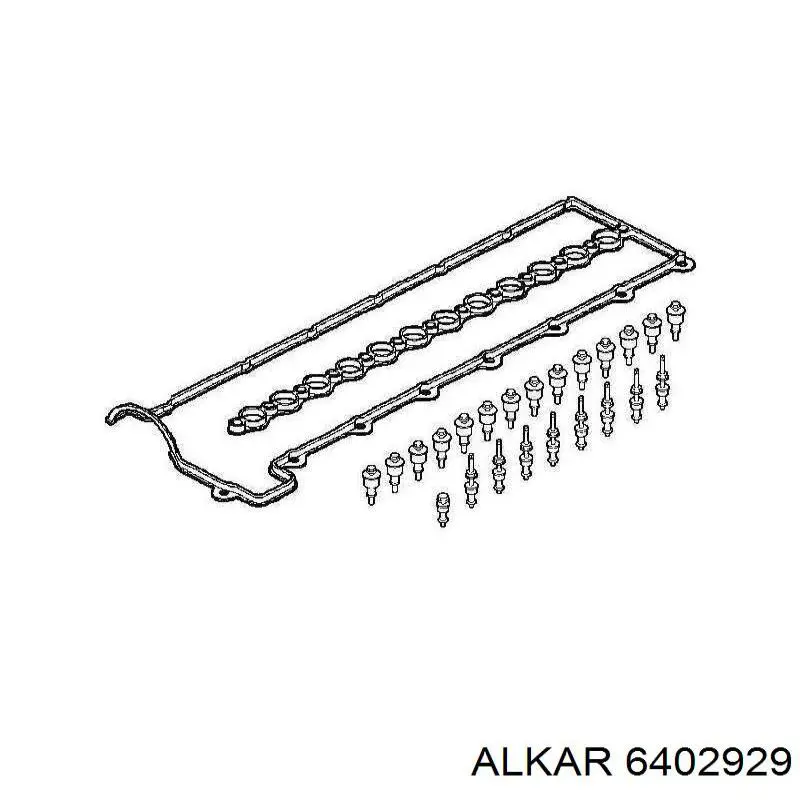 Дзеркальний елемент дзеркала заднього виду, правого Alkar 6402929