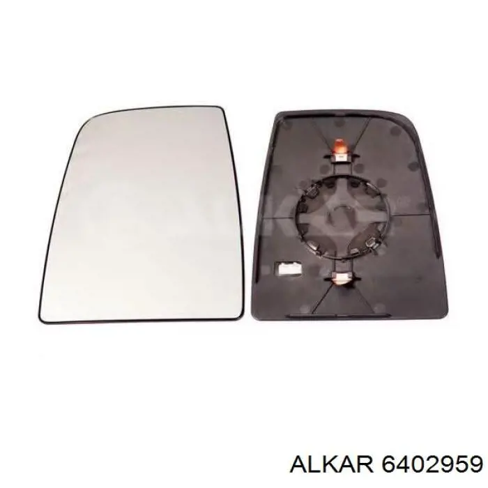 6402959 Alkar дзеркальний елемент дзеркала заднього виду, лівого