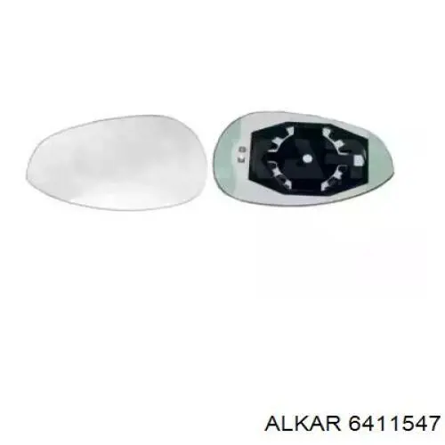 Скло дзеркала заднього виду, лівого Alkar 6411547 ціна, від 7.45 USD